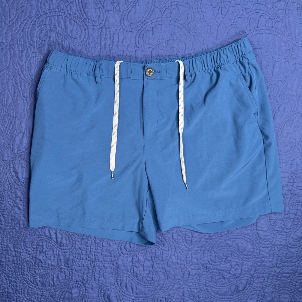 Chubbies Everywear Blue Lined Hybrid Shorts Mens XXL 6 Inch Inseam Drawstring